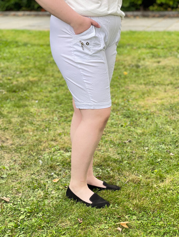 Shorts Cherry Berry Hvit